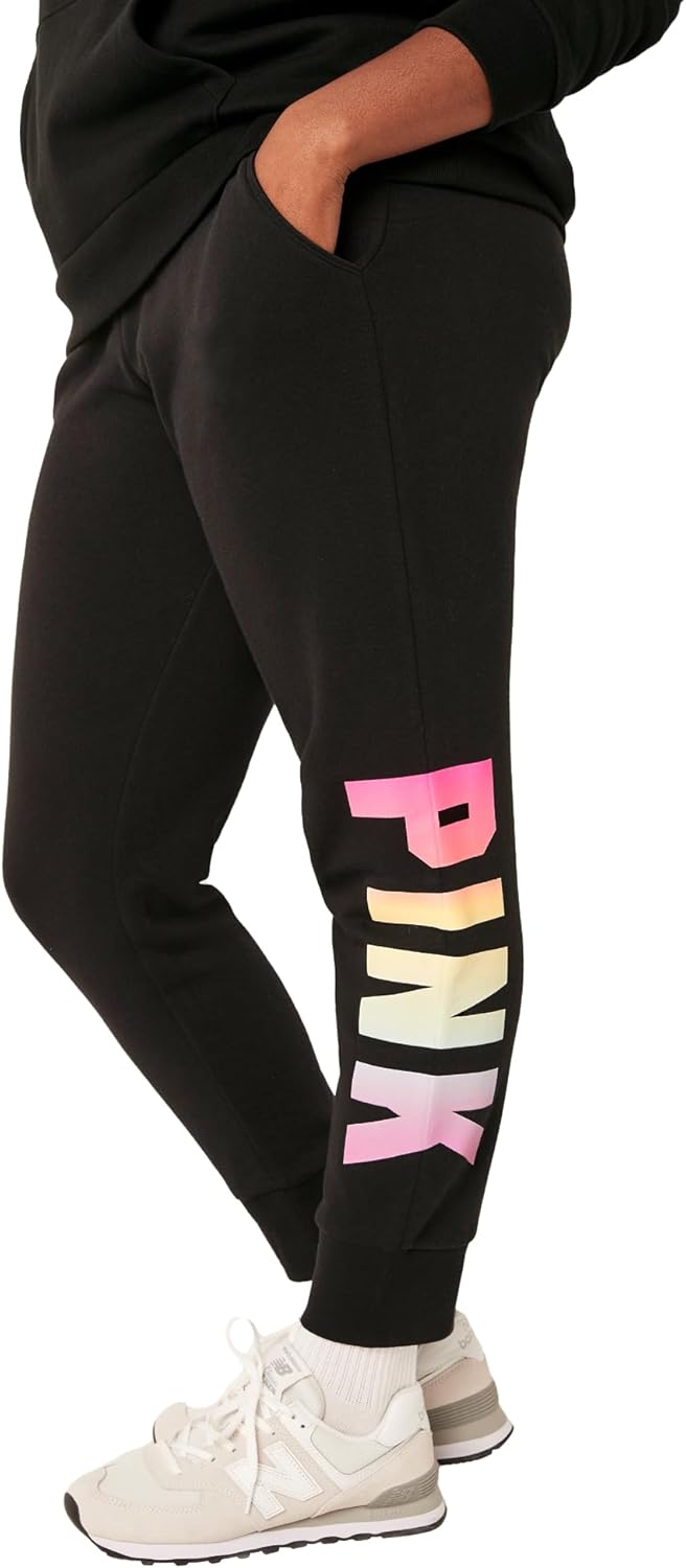 Victoria's Secret Women's Pink Logo Fleece Jogger Sweatpants Review
