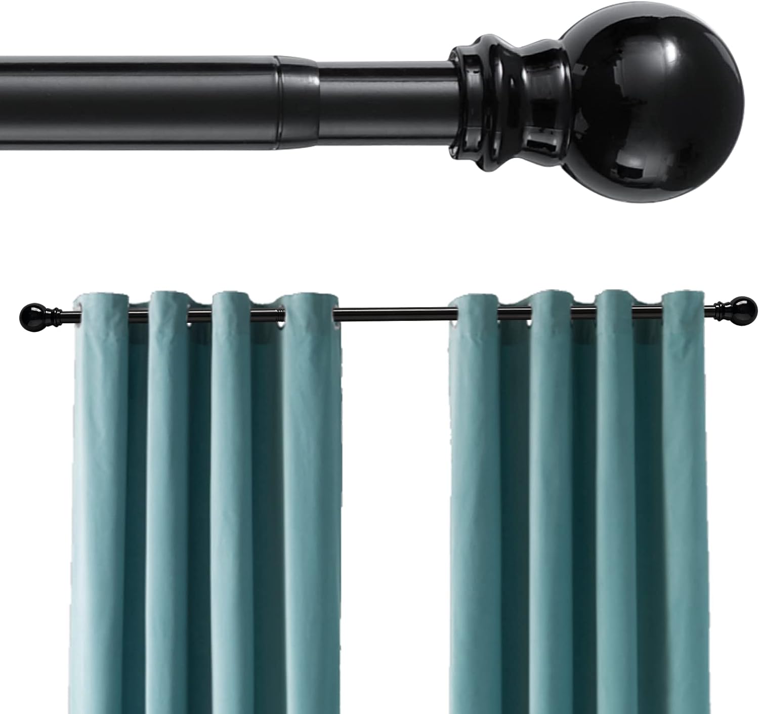 Adjustable Heavy Duty 32-80 Curtain Rod for Every Room