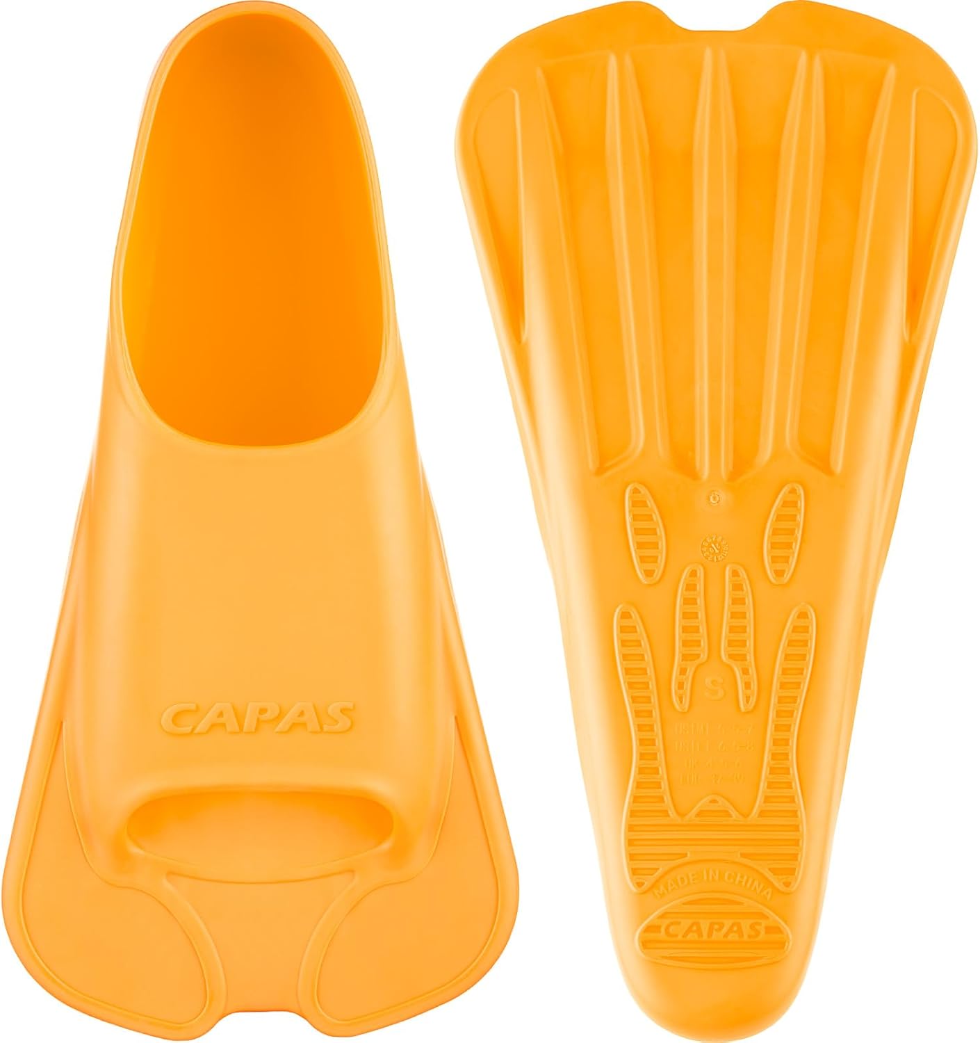 CAPAS Swim Training Fins for Comfortable Lap Swimming and Strength
