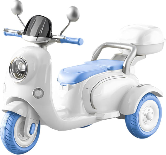Girls Electric Motorcycle with Dual Seats for Fun Adventures