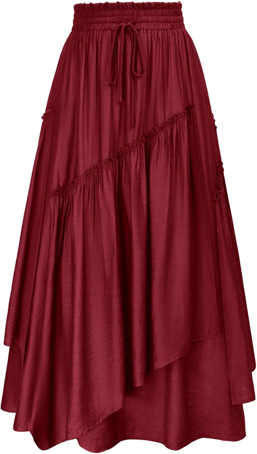 Scarlet Darkness Long Skirts for Women Renaissance Costume