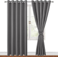 Hiasan Blackout Curtains for Bedroom - Thermal Insulated Light Grey