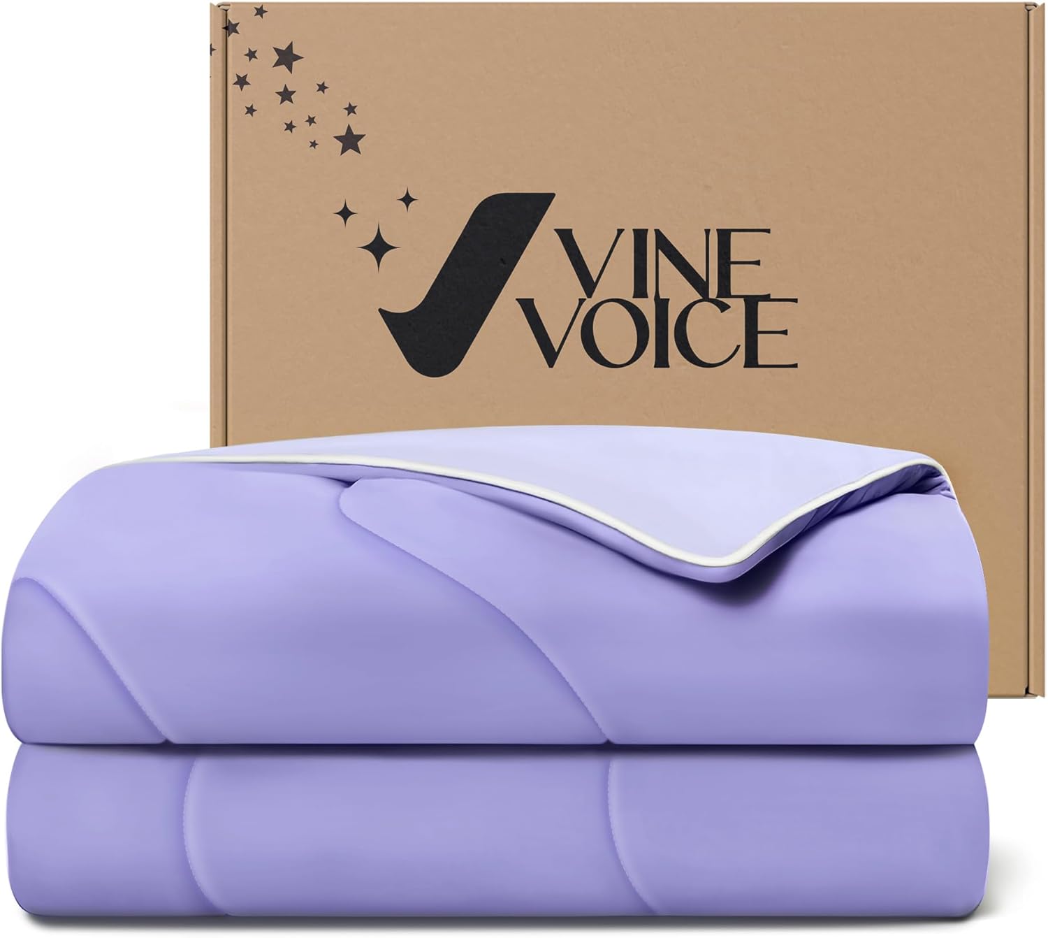 Cooling Blanket Comforter for Hot Sleepers King Size Soft Bedding