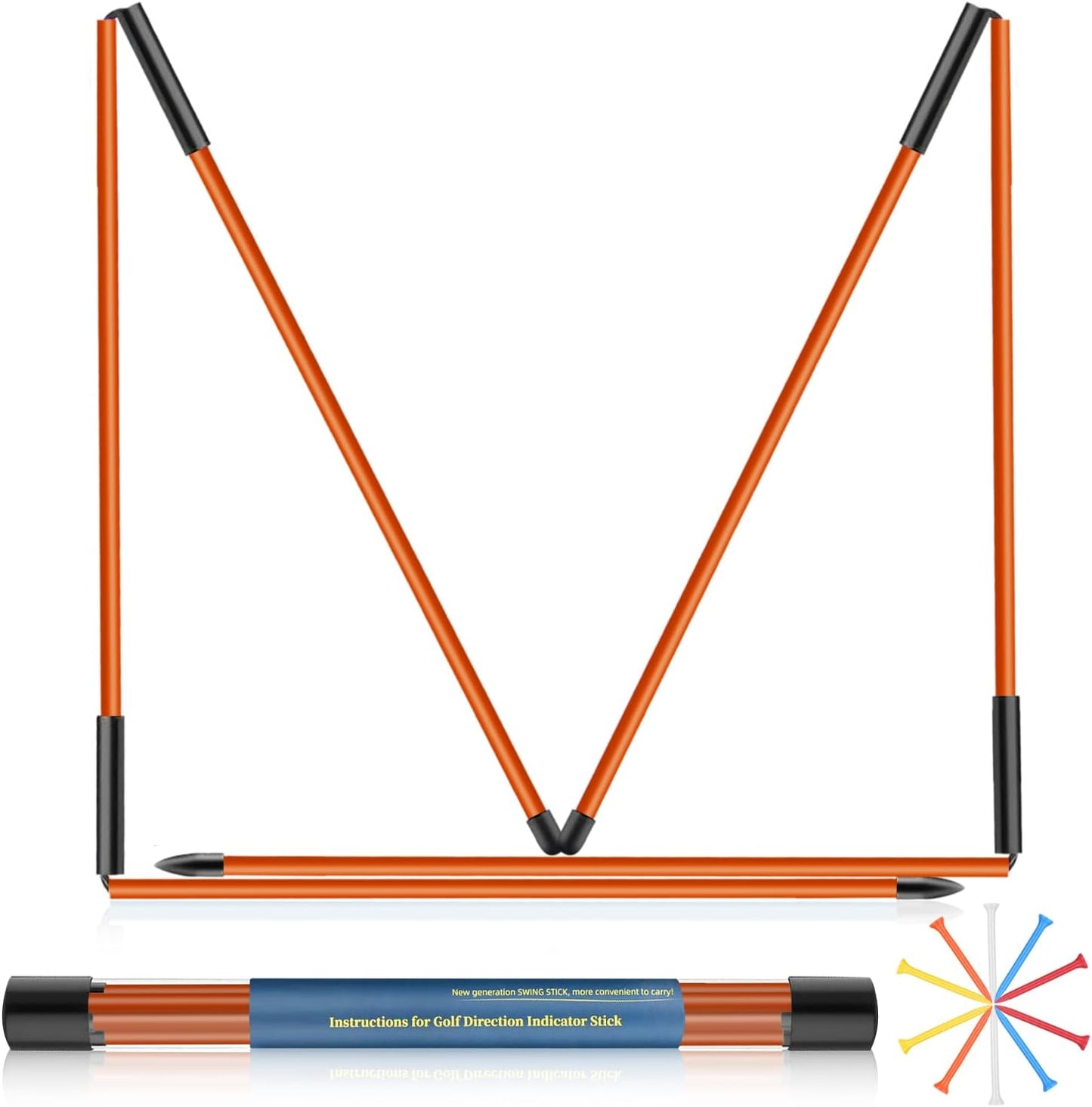 Jsportic Golf Alignment Sticks: Perfect Swing Aid
