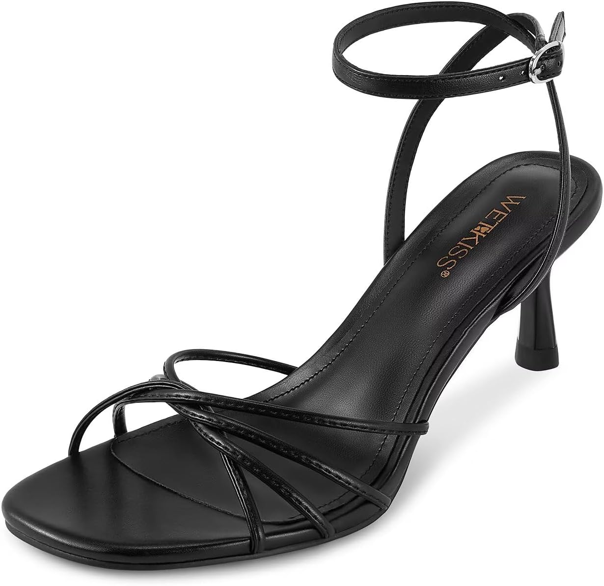 Wetkiss Womens Sandals with Adjustable Ankle Strap for Comfort