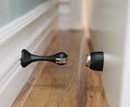 Magnetic Door Stop Charcoal Black 4pc Set - Smooth Silent Hold