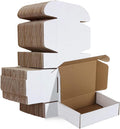 HORLIMER 7x5x2 Small Shipping Boxes Set of 50 - Compact White Mailers