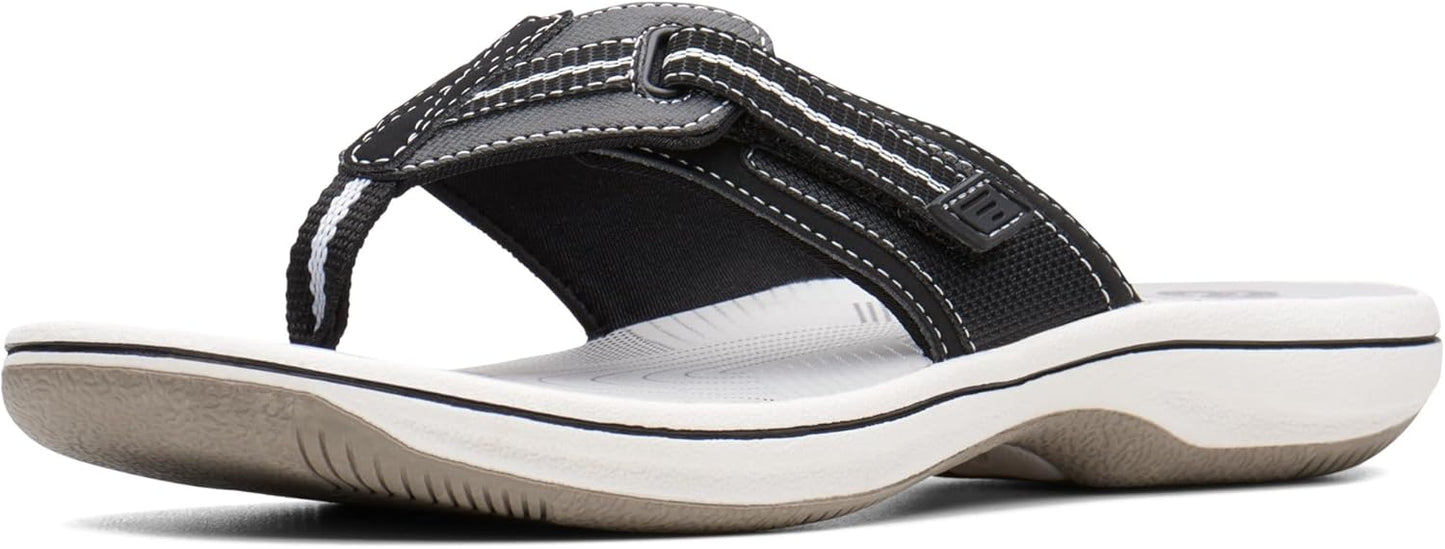 Clarks Women's Brinkley Jazz Flip-Flop: Sporty Comfort for Summer