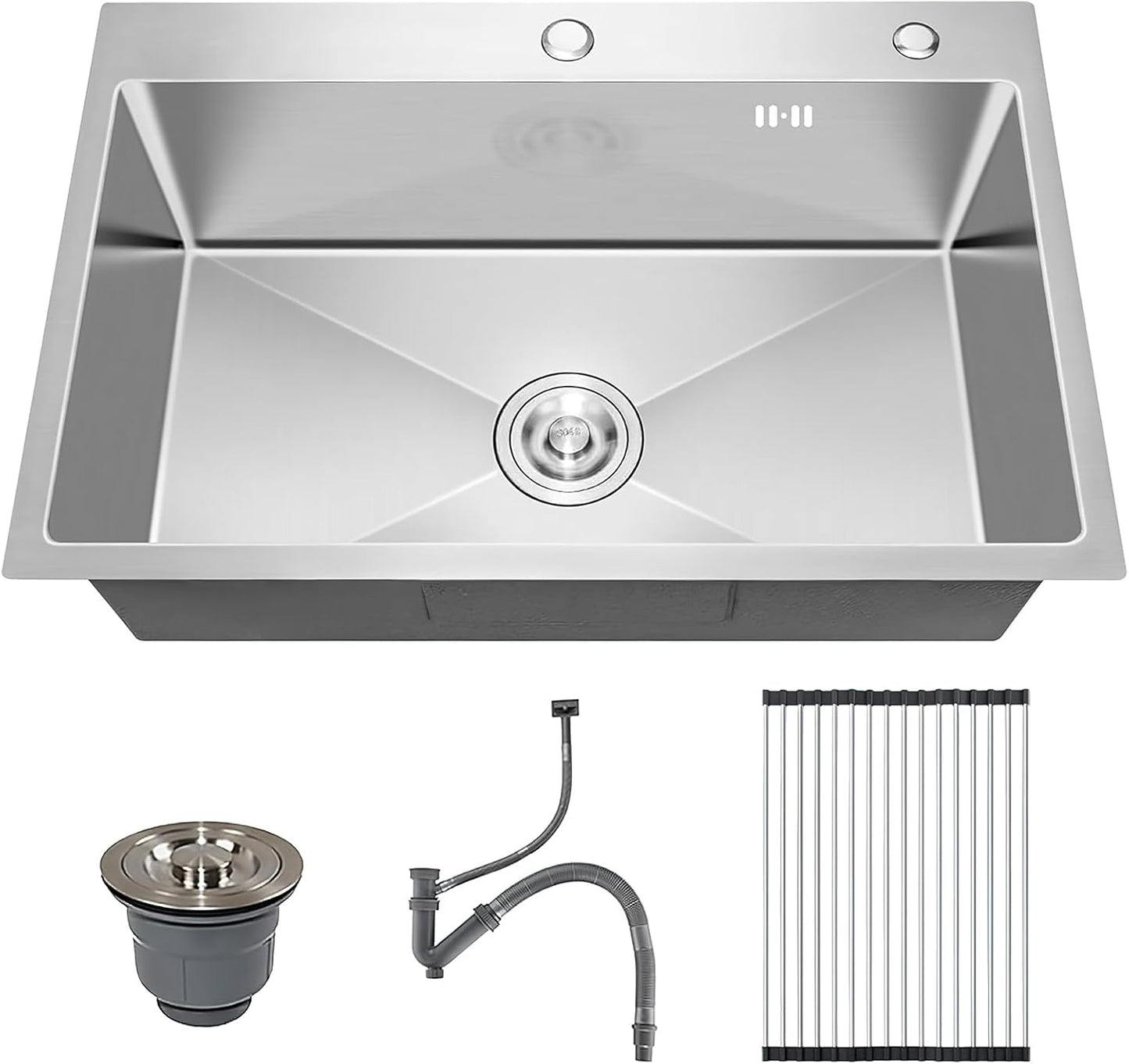 33x22 Inch Stainless Steel Kitchen Sink Workstation for RV Prep