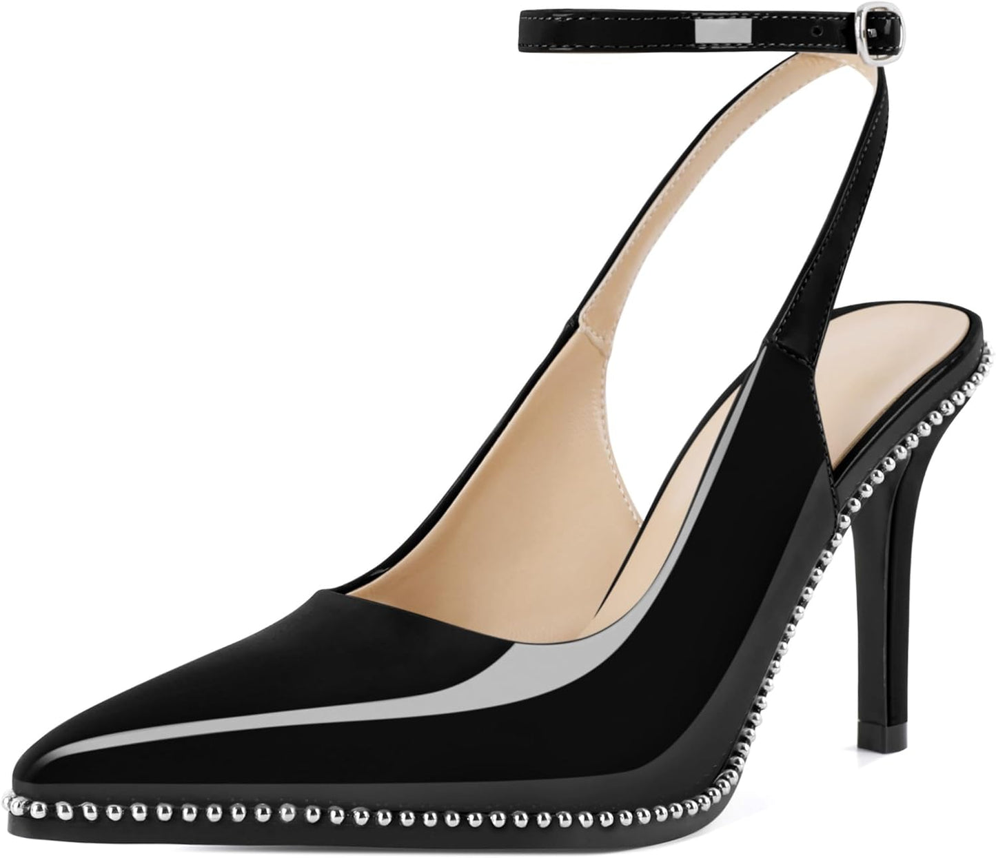 Slingback Heels for Women: Elegant Ankle Strap Stilettos