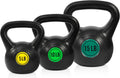 5lb-20lb Kettlebell Set 3 Pack - Adjustable Home Strength Kit