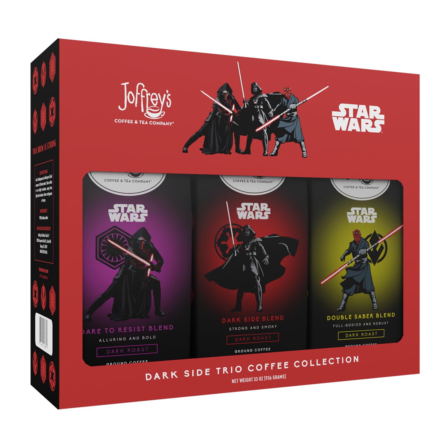 STAR WARS Dark Side Trio Coffee Collection - Bold Artisan Roasts