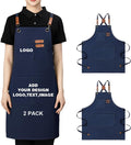 Personalized Custom Apron For Men Women Kitchen Cooking - Custom Name