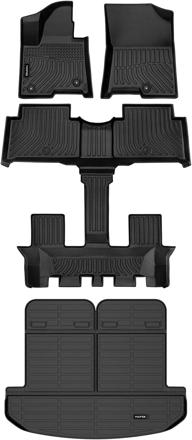 HAFIDI Floor Mats & Cargo Liner Set for Kia Sorento Hybrid