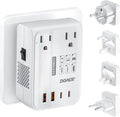 220V to 110V Converter 350W Travel Adapter - Compact World Plug