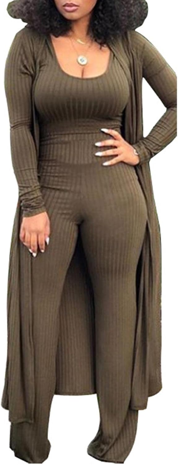 HANMAX Women's Tracksuit: Stylish 3 Piece Set for Fall & Winter