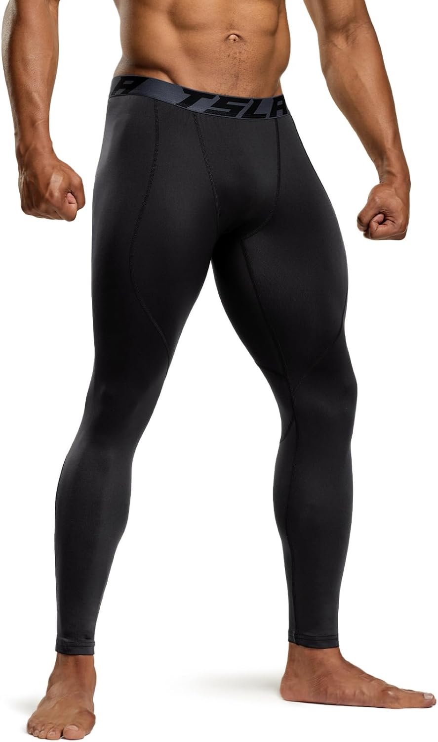 Tesla Men's Thermal Compression Pants - Winter Base Layer