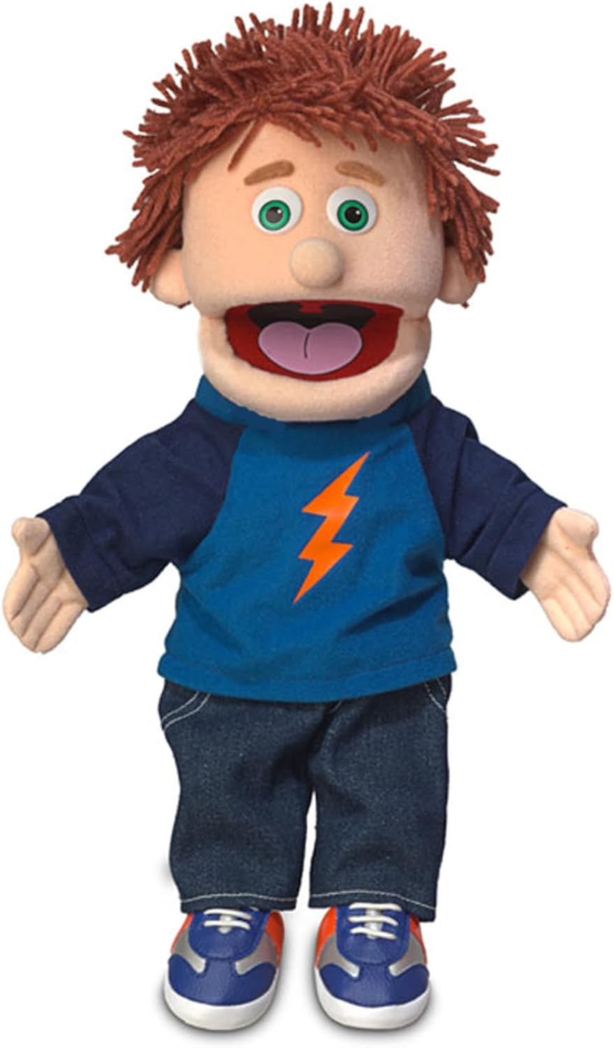 14 Inch Tommy Peach Boy Hand Puppet for Creative Play