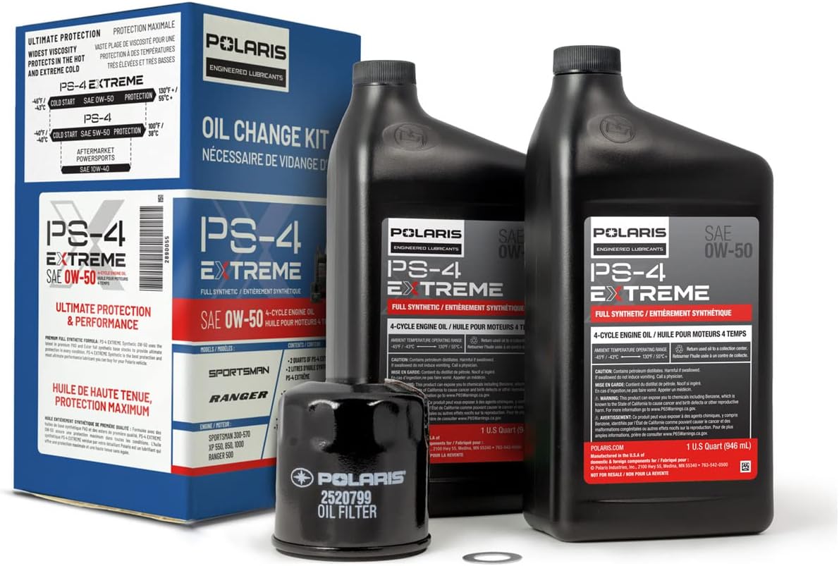 Polaris Oil Change Kit for RANGER, Sportsman, Scrambler Models