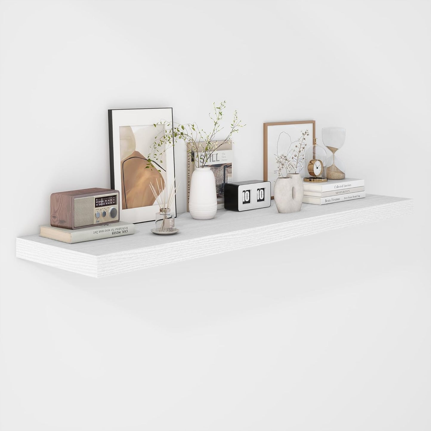 Rustic Wooden Floating Shelves for Modern Home Decor Needs