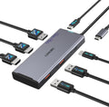 USB-C Laptop Docking Station for Triple Monitor - Triple 4K