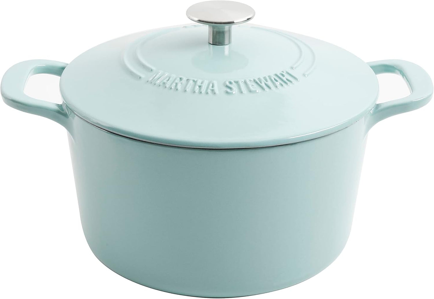 Martha Stewart Gatwick 7 QT Enamel Cast Iron Dutch Oven