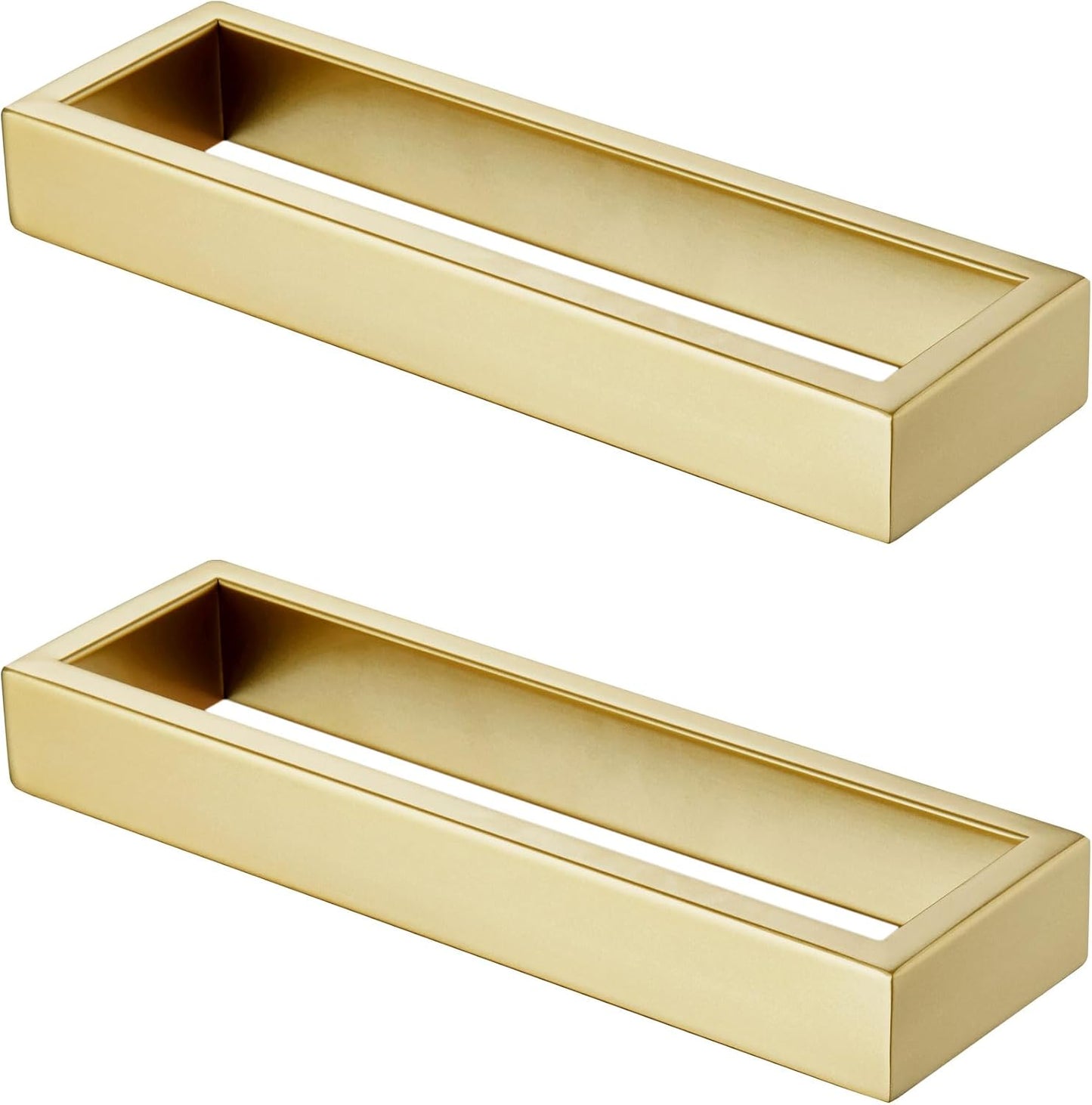 KOKOSIRI Towel Rings Brushed Gold Hand Towel Bars 9-Inch Rack