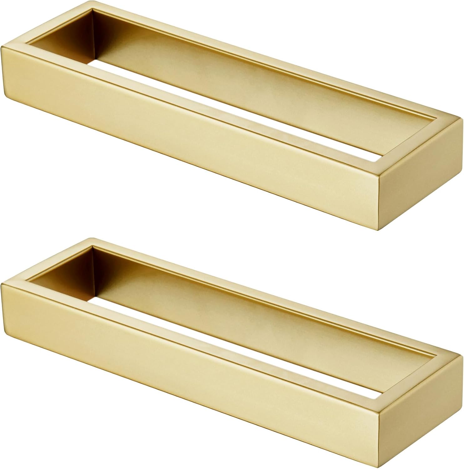 KOKOSIRI Towel Rings Brushed Gold Hand Towel Bars 9-Inch Rack