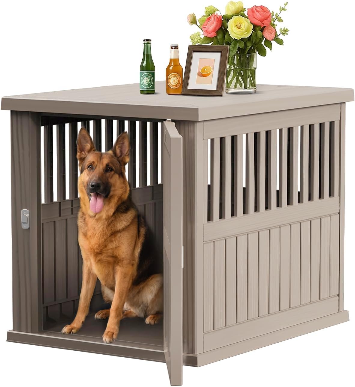 39.37in Dog Crate Furniture for Large Dogs - Stylish and Functional