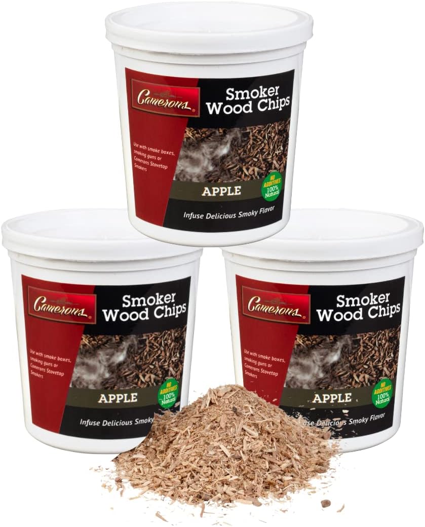 Apple BBQ Wood Chips - Extra Fine for Intense Flavor