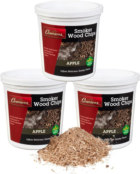 Apple BBQ Wood Chips - Extra Fine for Intense Flavor