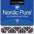 Nordic Pure 20x20x5 Honeywell Replacement MERV 12 Plus Carbon - Odor