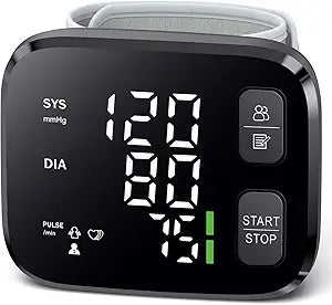 Blood Pressure Monitor with LED Display for Home Use