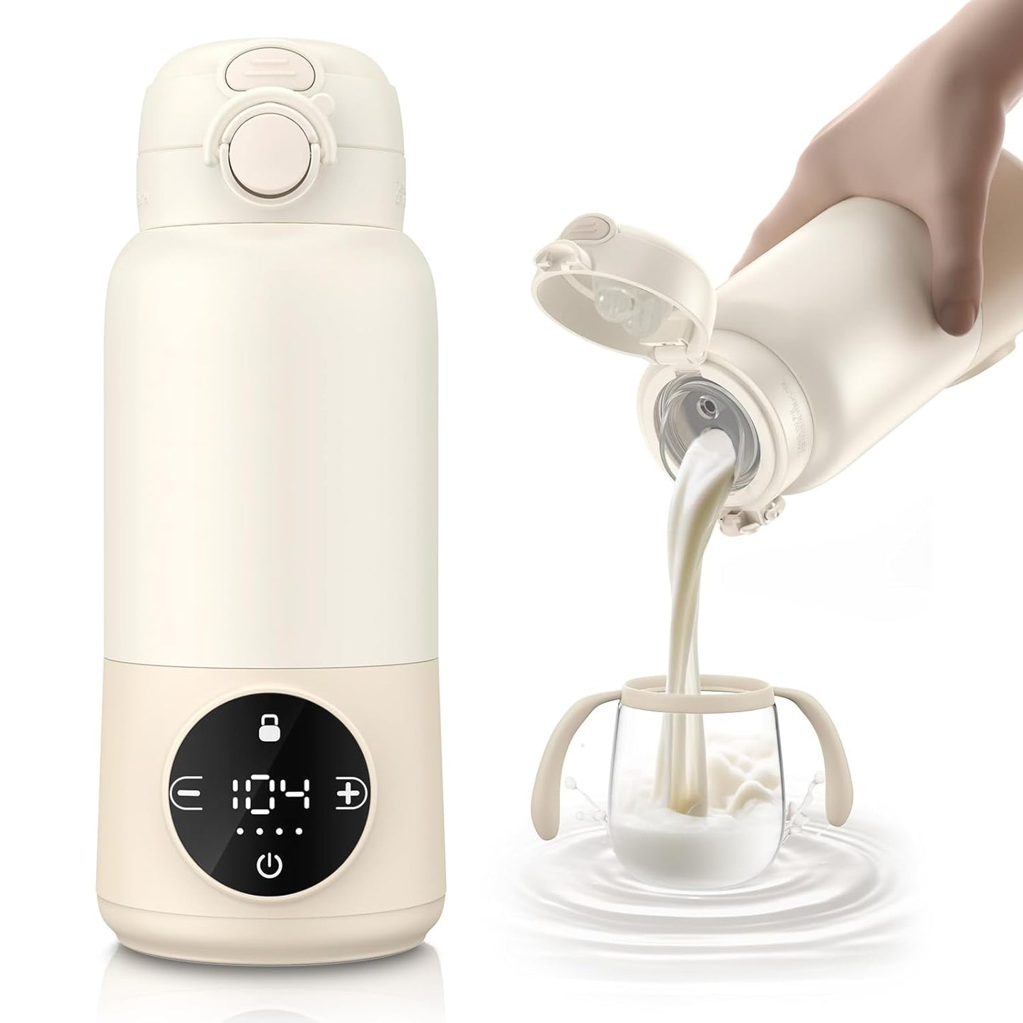 SpacEver Portable Bottle Warmer: Fast Heat, Big Capacity