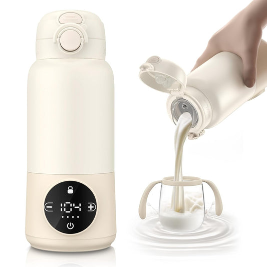 SpacEver Portable Bottle Warmer: Fast Heat, Big Capacity