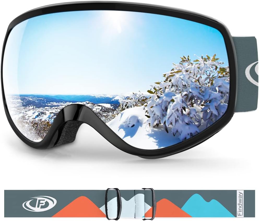 Clear Vision for Young Skiers: findway Kids Ski Goggles