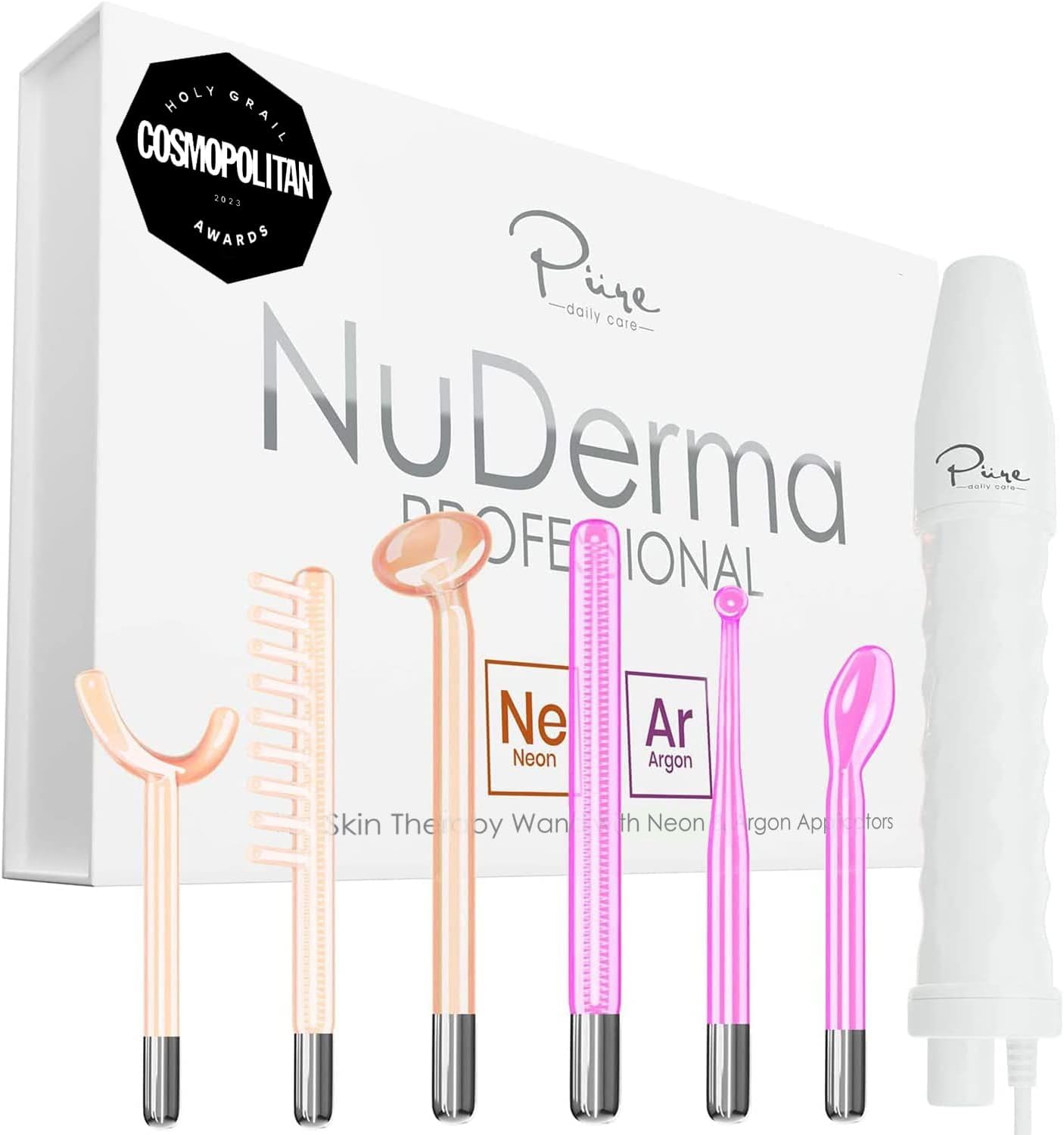 NuDerma Professional Skin Therapy Wand for Clear Firm Skin