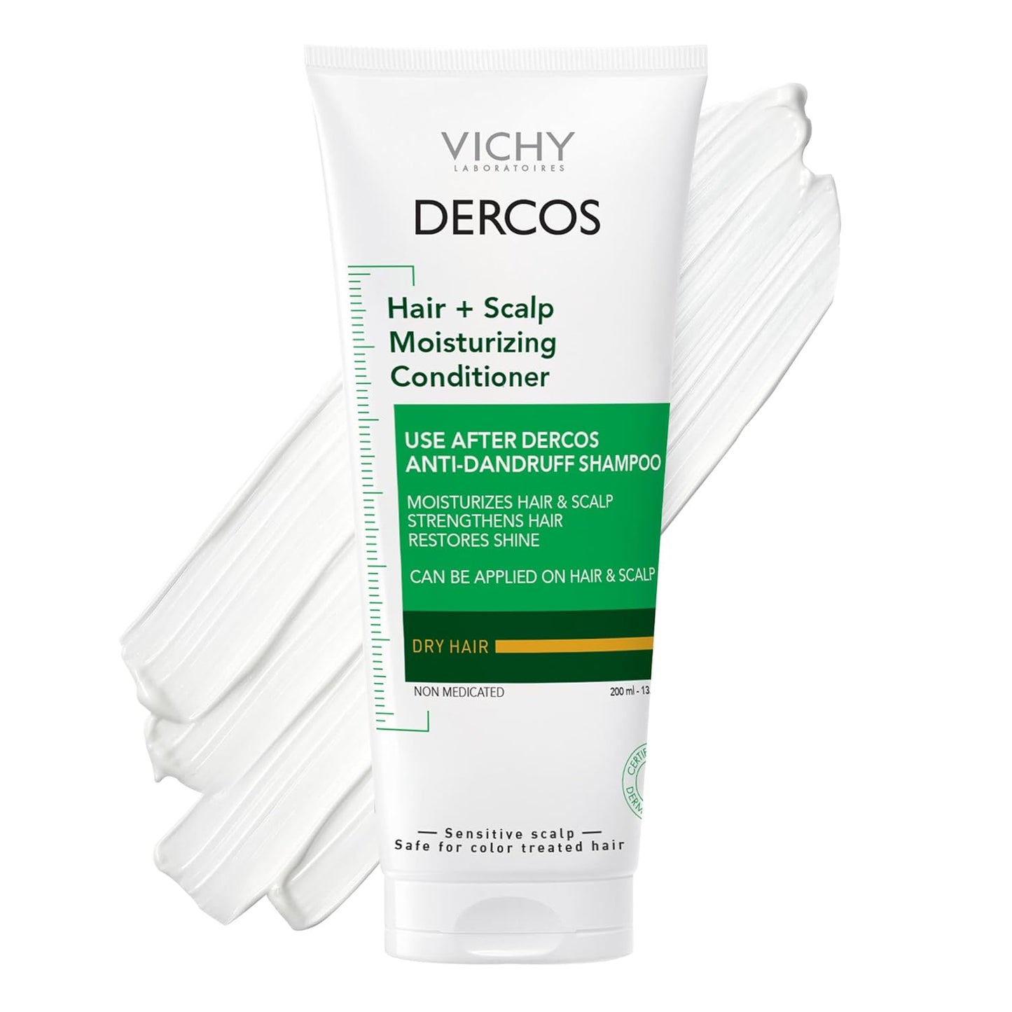 Dercos Moisturizing Conditioner, Strengthening Post Dandruff Treatment