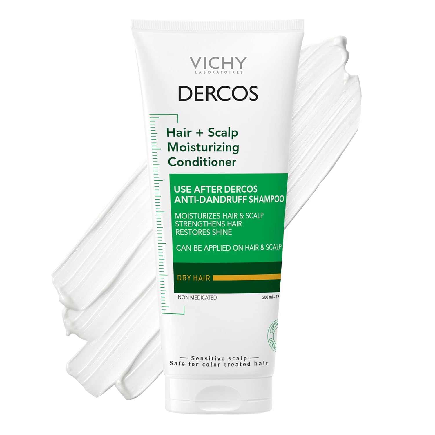 Dercos Moisturizing Conditioner, Strengthening Post Dandruff Treatment