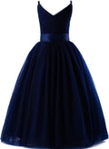 Glamulice Flower Girls Spaghetti Strap Tulle Dress - Princess A-Line