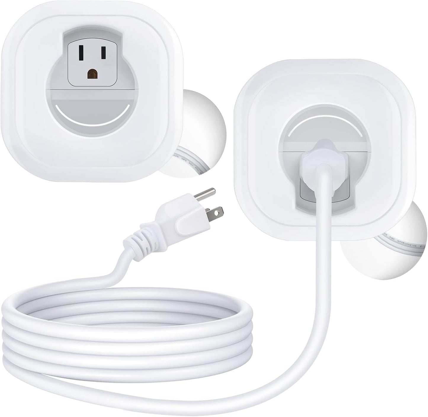 ELECPOW Wall Mounted TV Cord Hider for Clean Cable Management