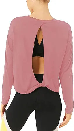 Bestisun Long Sleeve Workout Shirts for Yoga and Dance Activities