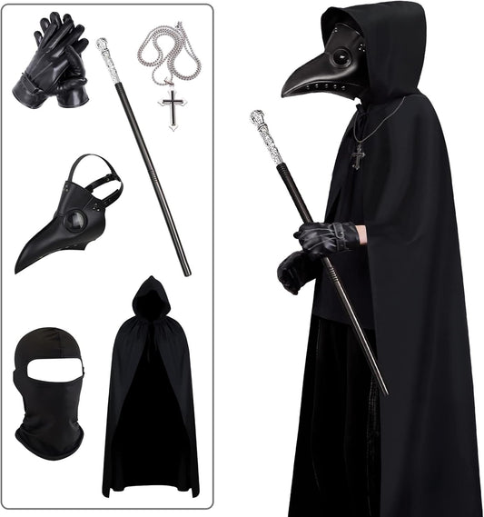 Halloween Plague Doctor Mask for Scary Costume Parties and Gifts