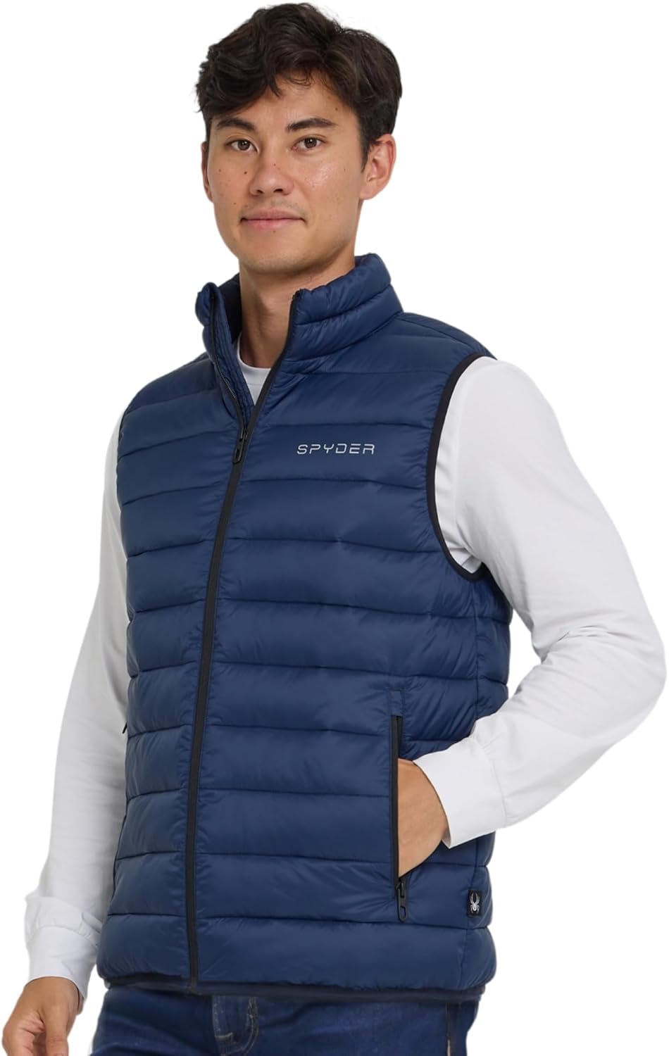 Spyder Puffer Vest for Men - Lightweight Quilted Outdoor Vest
