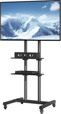 VEVOR Mobile TV Cart for 32 to 70 inch TVs with Wheels