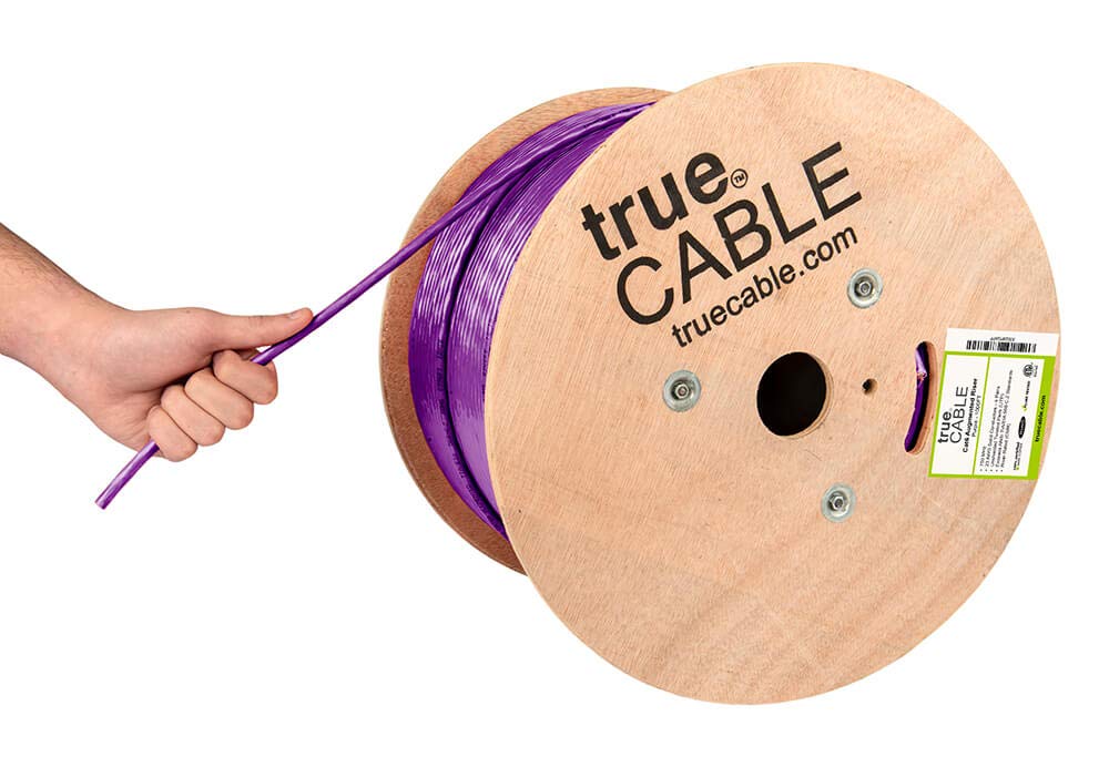 TRUE CABLE Cat6A Riser Bulk Ethernet Cable for High-Speed Networking