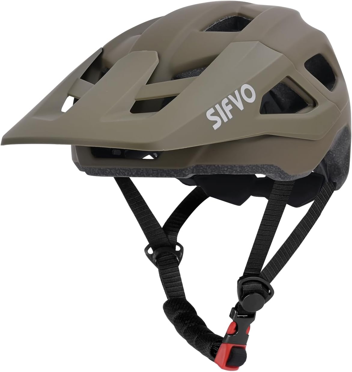 SIFVO Mountain Bike Helmet: Extended Visor, Comfortable Fit