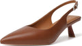 Mostrin Kitten Heels Pointed Toe Pumps - Low Heel Comfort