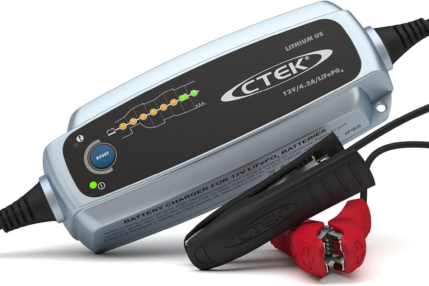 CTEK 56-926 LITHIUM US | Fast LiFePO4 Charger | 5.0-60Ah