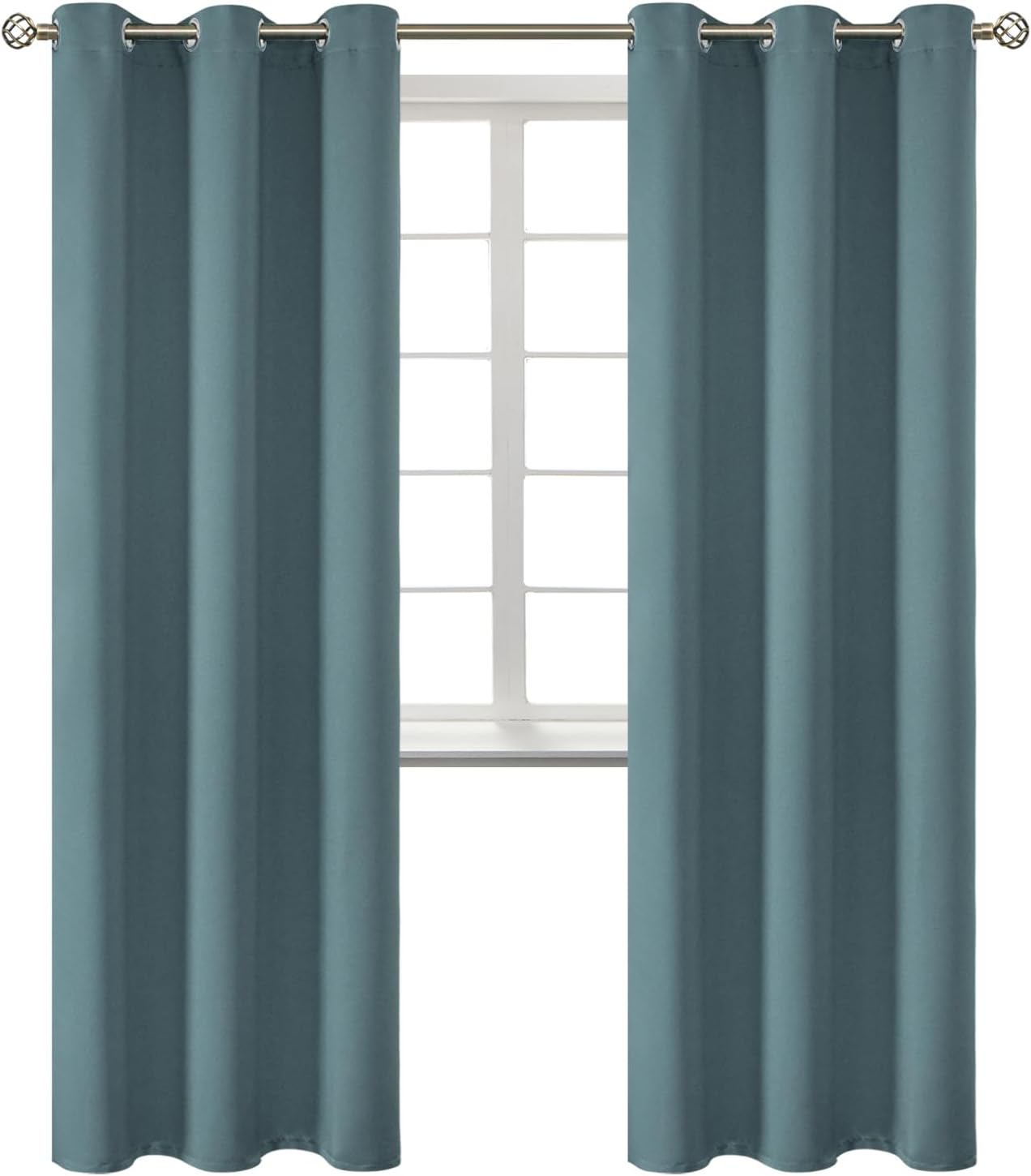 BGment Room Darkening Curtains for Bedroom - 84 Inch Grommet Drapes